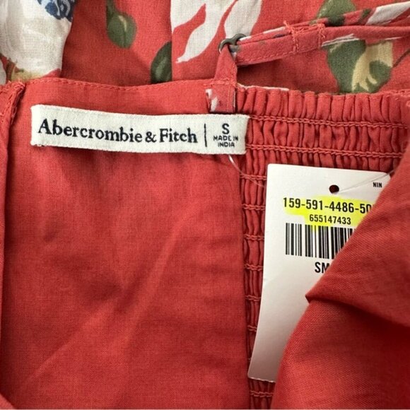 Abercrombie & Fitch Floral Red Dress - Picture 6 of 11